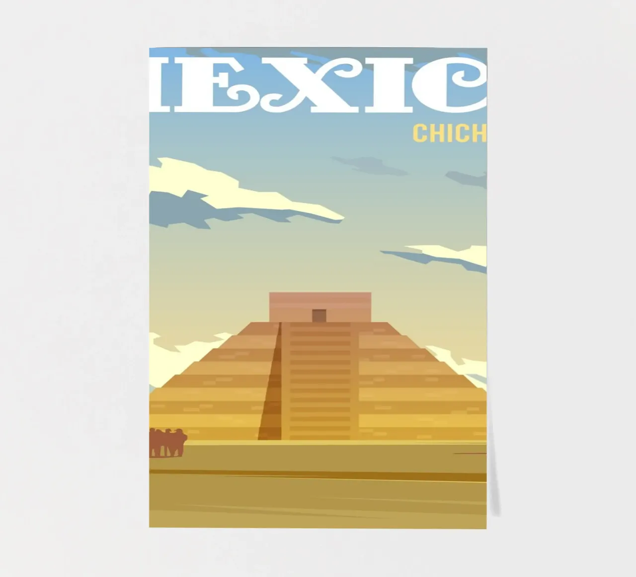 Chichenitza, Messico foglio adesivo da Wanderlust Vibes