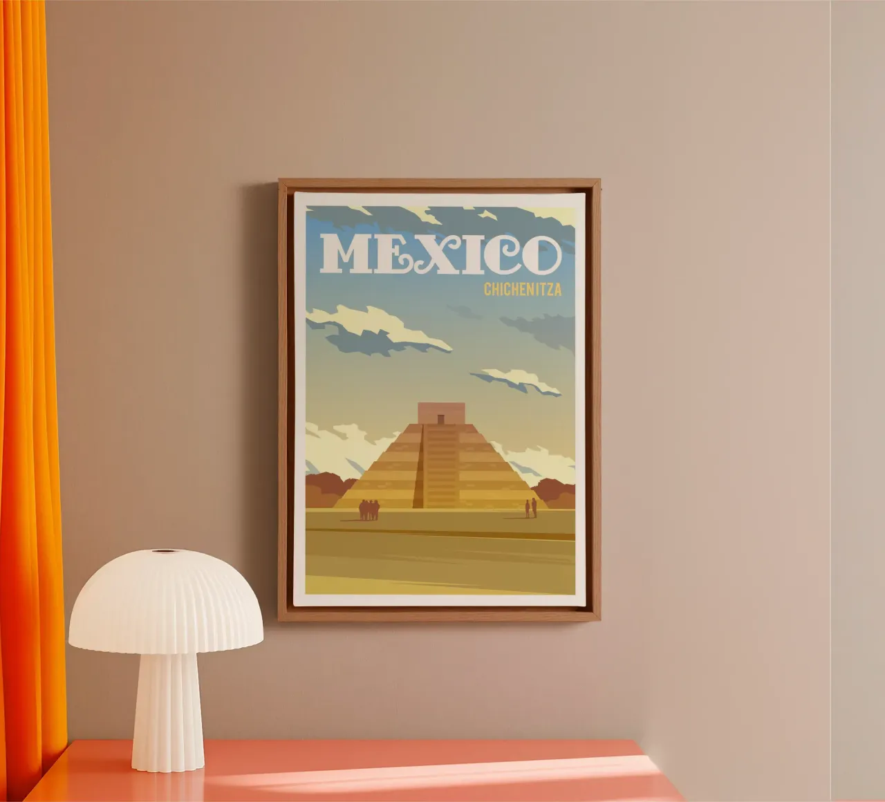 Chichenitza, Messico tela da Wanderlust Vibes