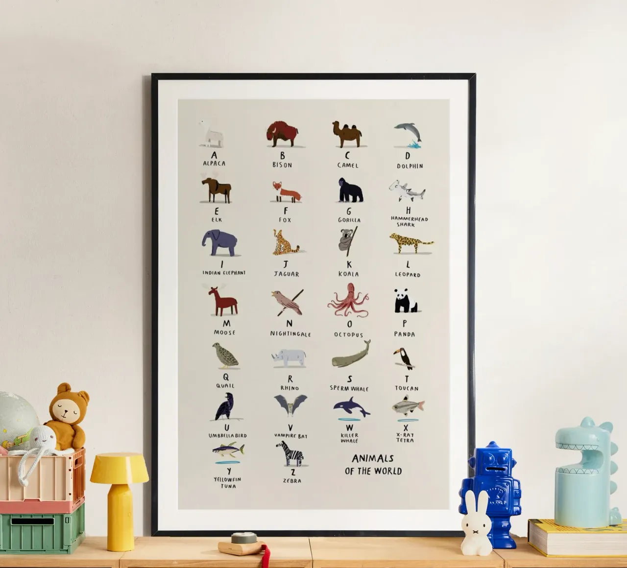 Tierisches Alphabet von A bis Z Hahnemühle von Alex Foster
