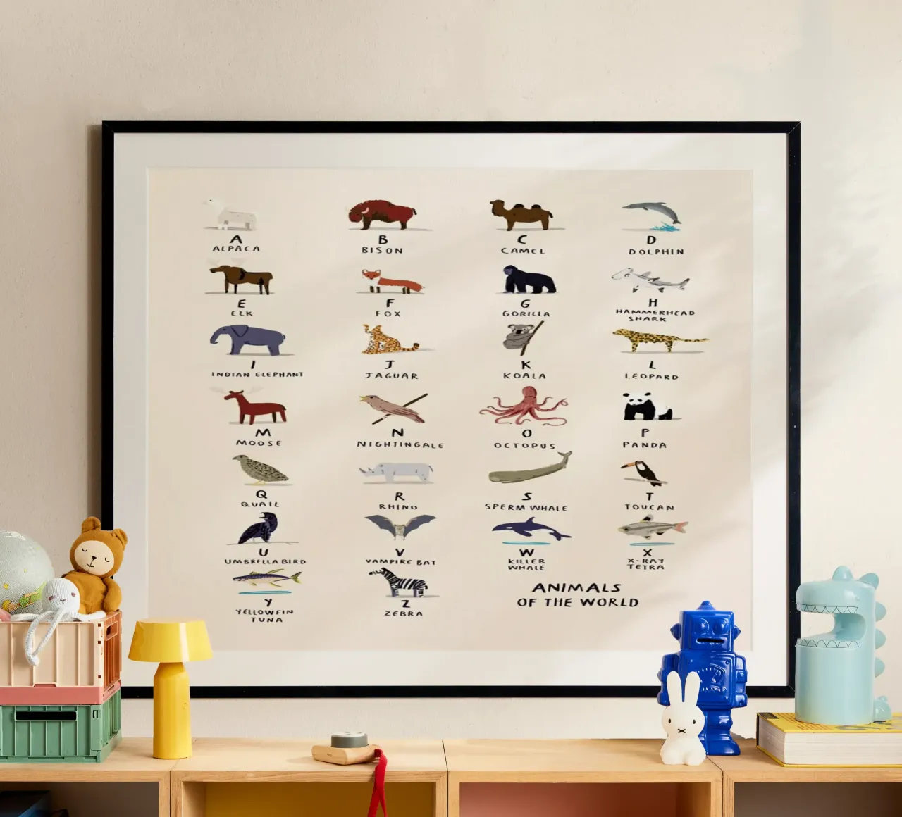 Tierisches Alphabet von A bis Z Hahnemühle von Alex Foster