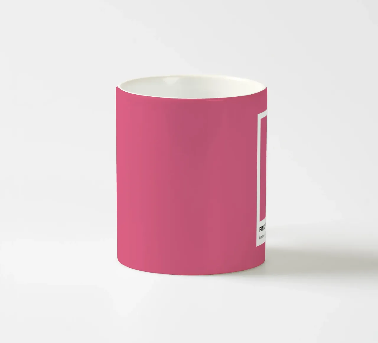 Pink Flambe Pantone tazza in ceramica da Paigaam Studio