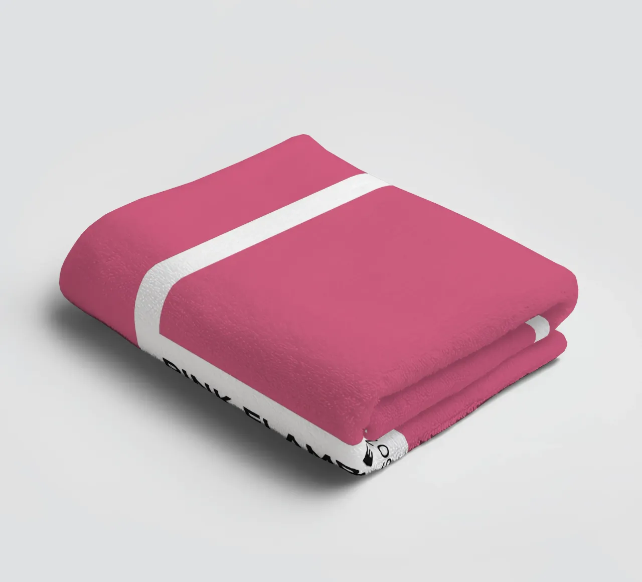 Pink Flambe Pantone asciugamano da bagno da Paigaam Studio