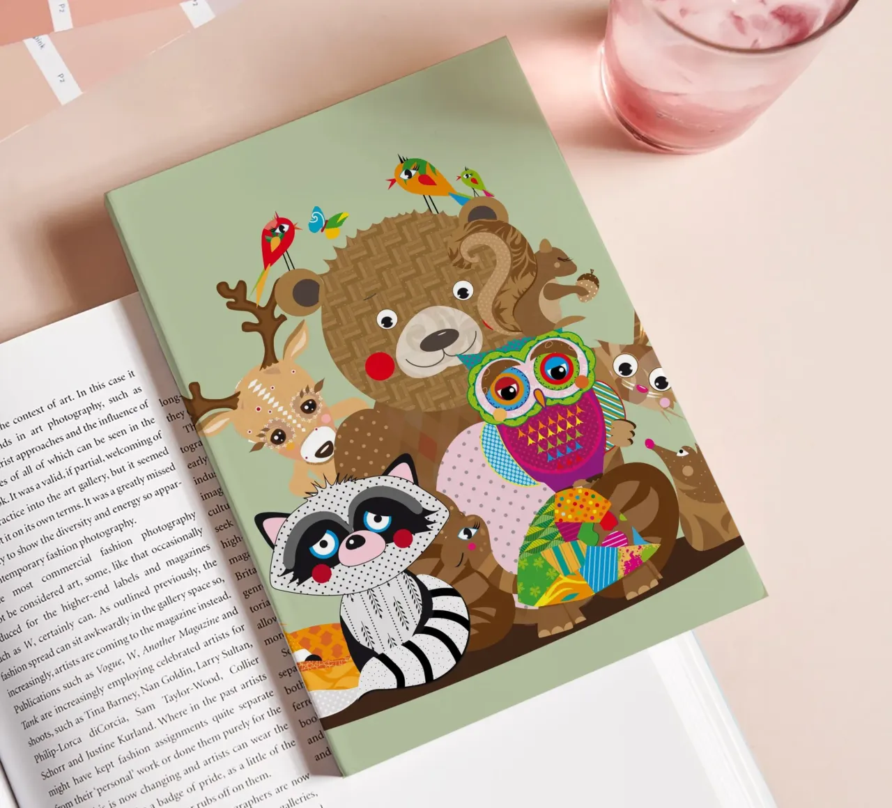 Amici animali colorati uniti - La società della foresta felice diario da namosh