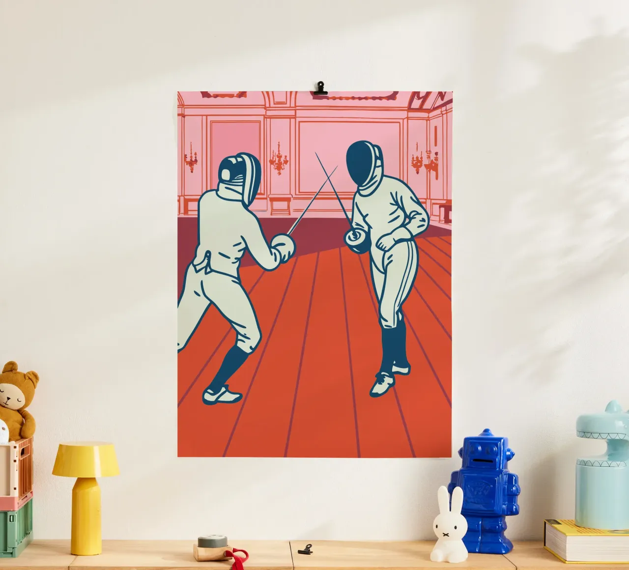 Fechten Poster von SPORTS ONLY