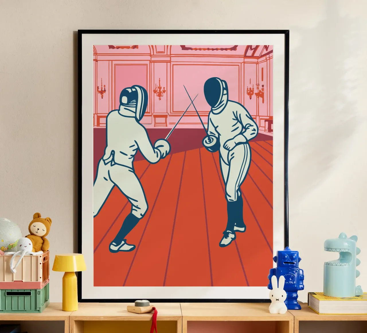 Fechten Poster von SPORTS ONLY