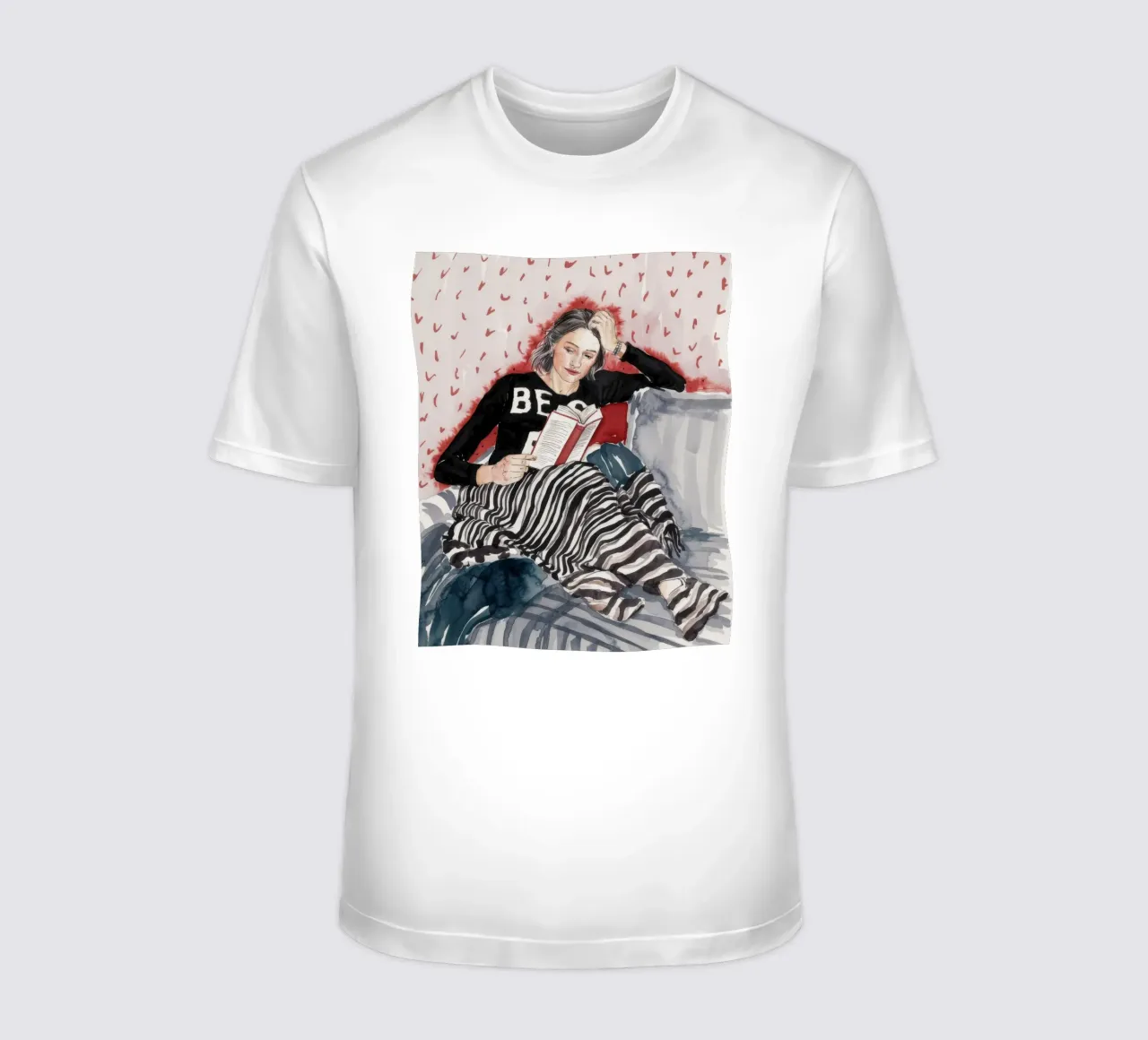 Gezellige middag pagina t-shirt van Solestice Strokes