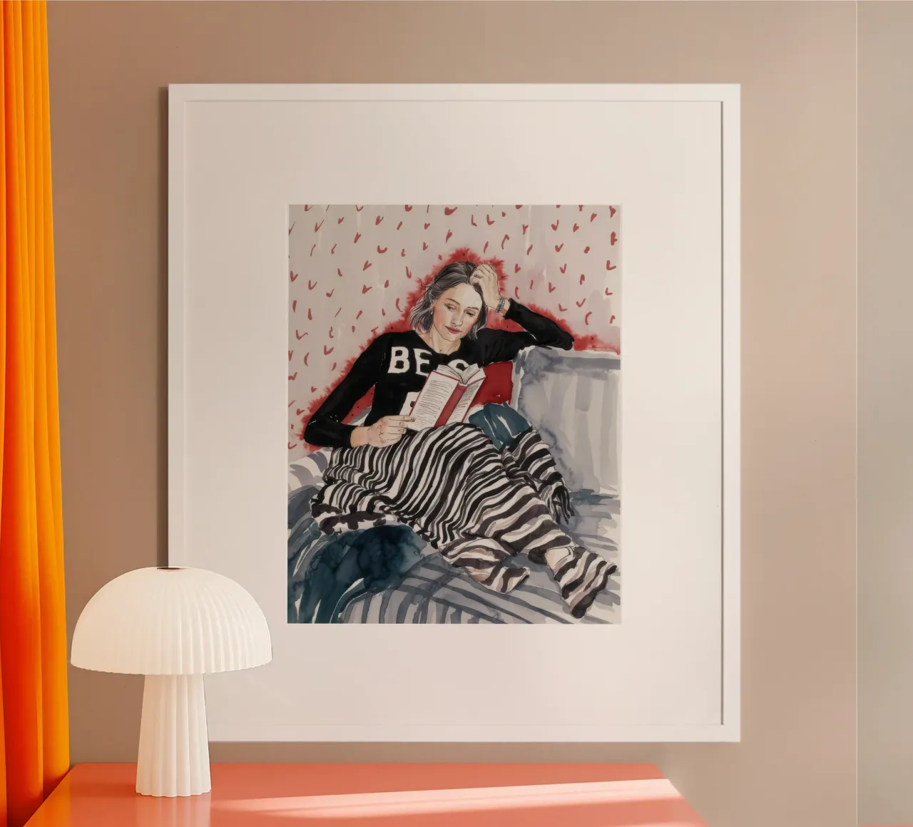 Cozy Afternoon Page poster by Solestice Strokes