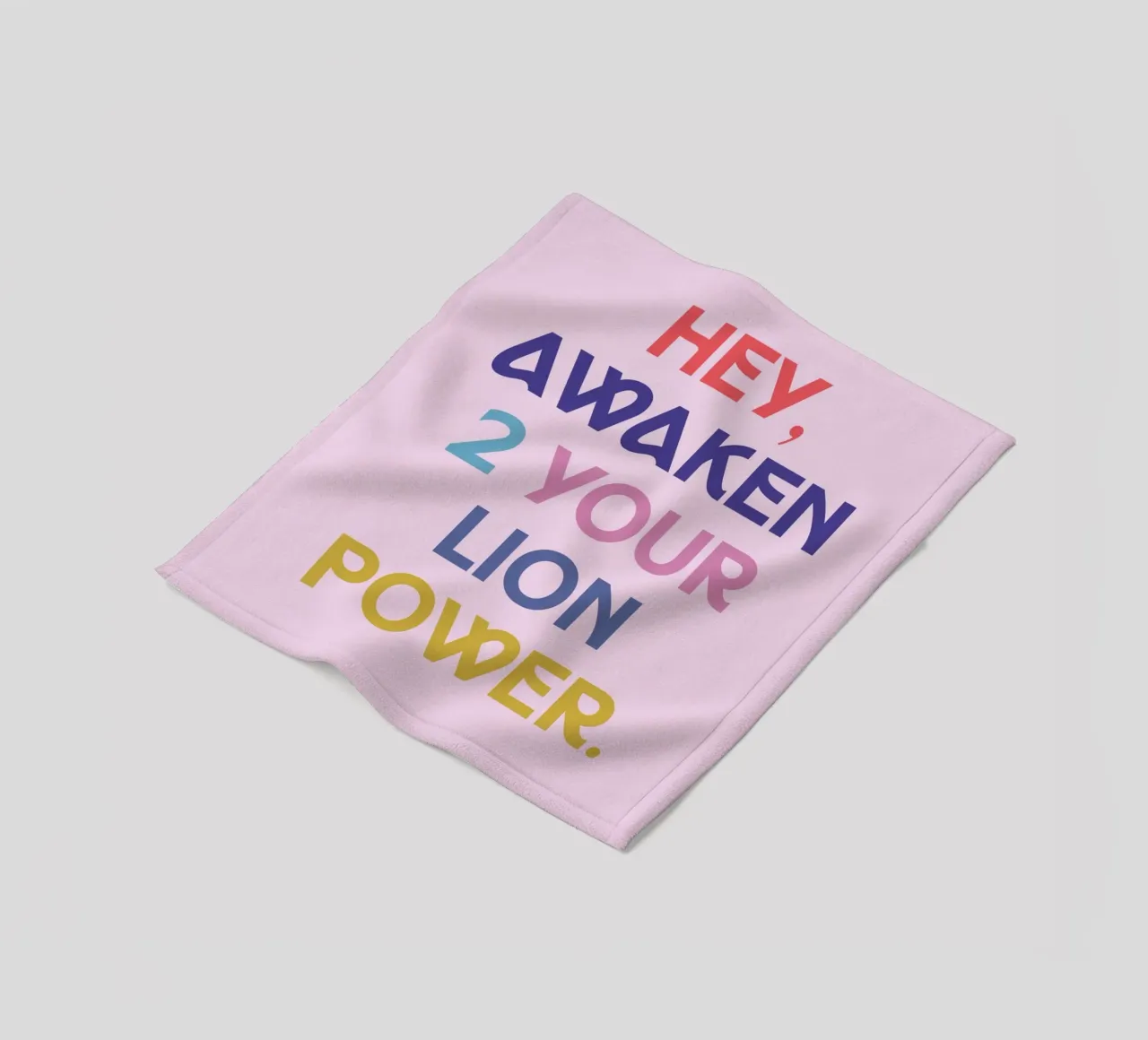 🦁💥🫀 fleecedeken van MENTHE SAUVAGE