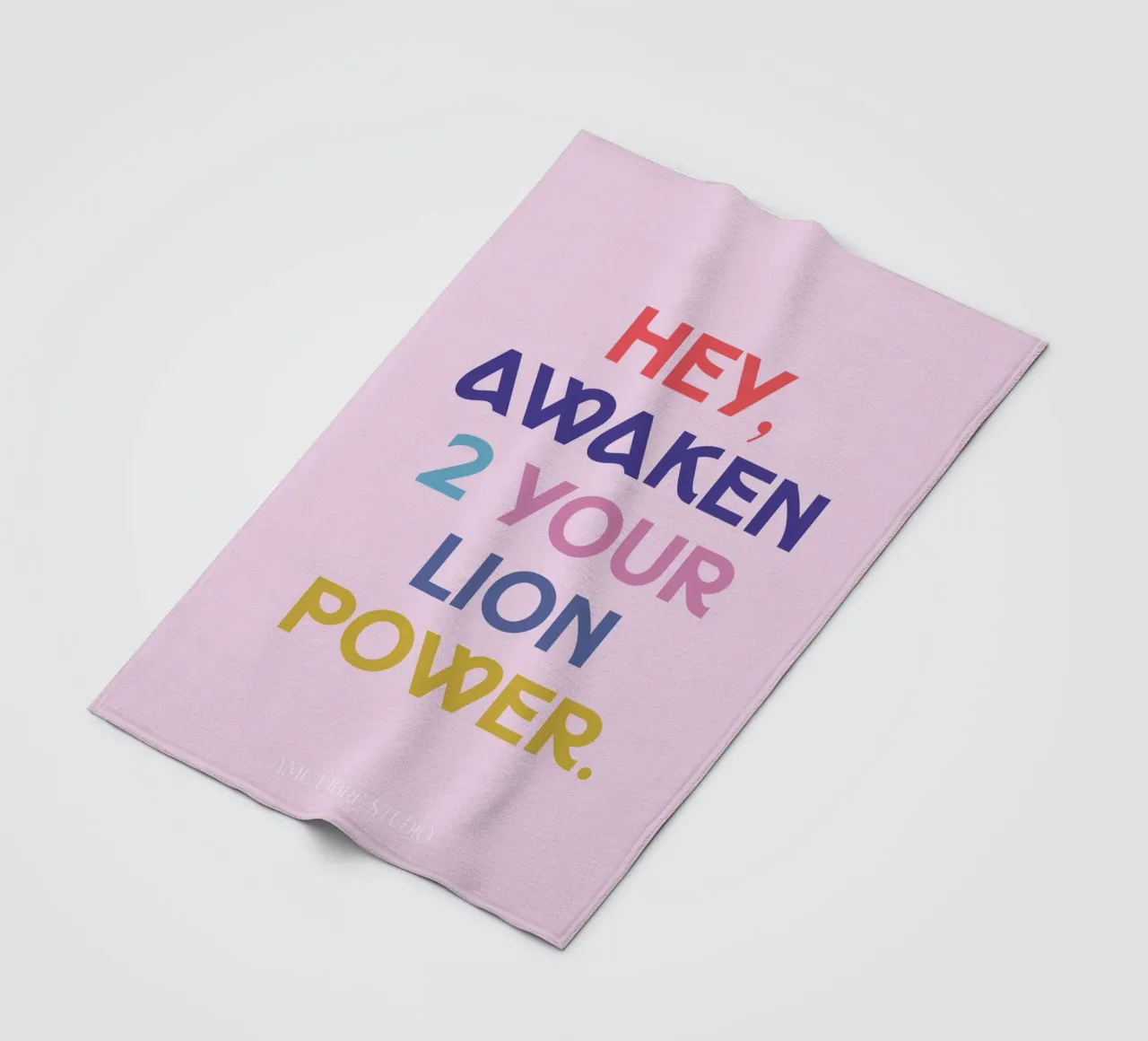 🦁💥🫀 fleecedeken van MENTHE SAUVAGE