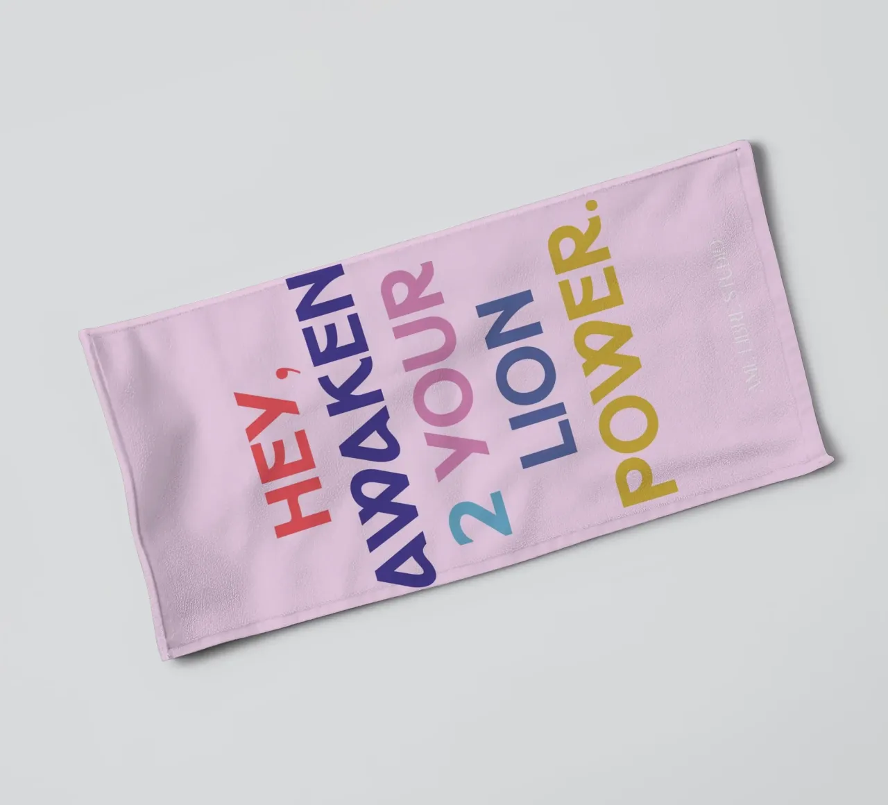 🦁💥🫀 badhanddoek van MENTHE SAUVAGE