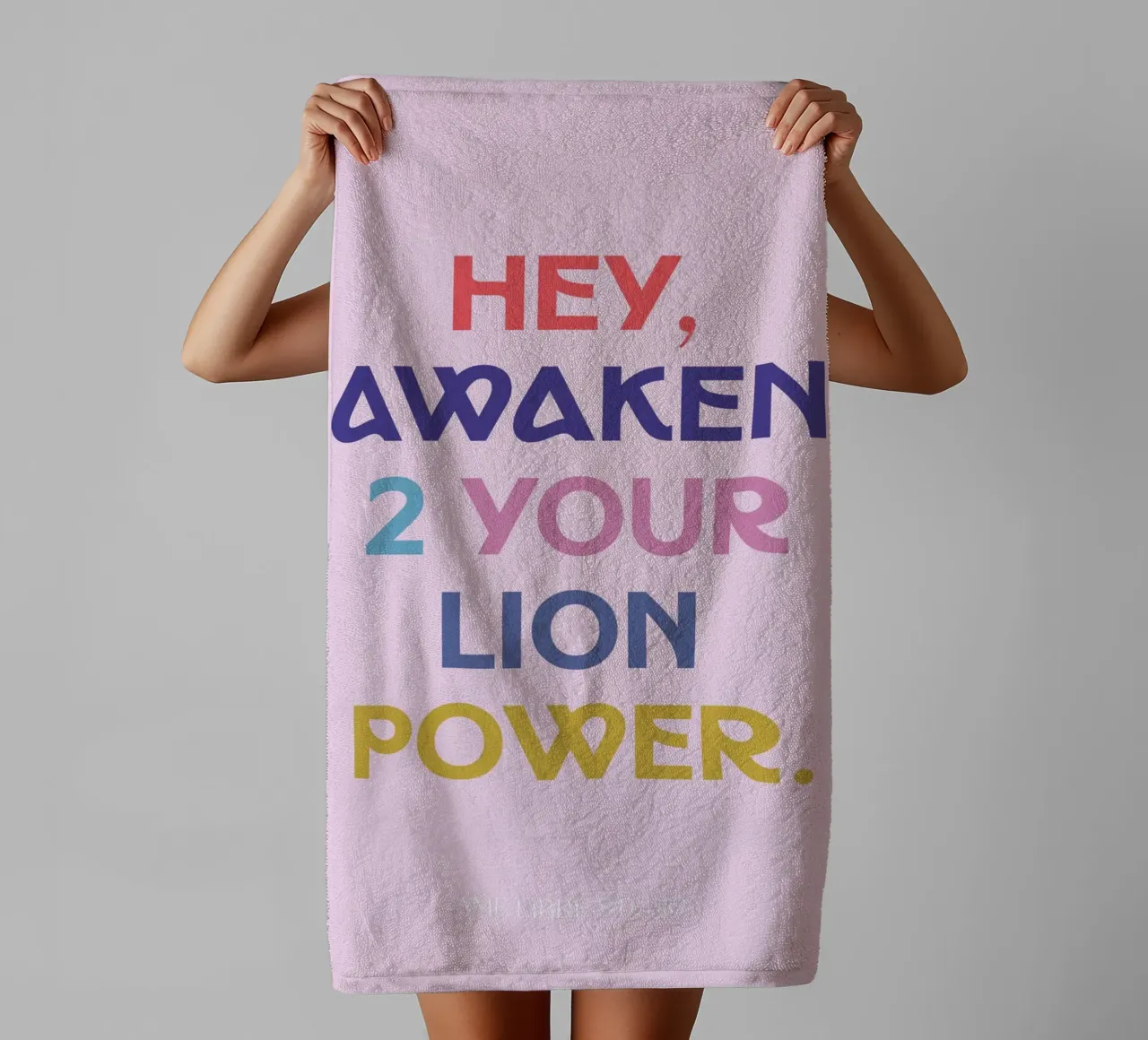 🦁💥🫀 badhanddoek van MENTHE SAUVAGE