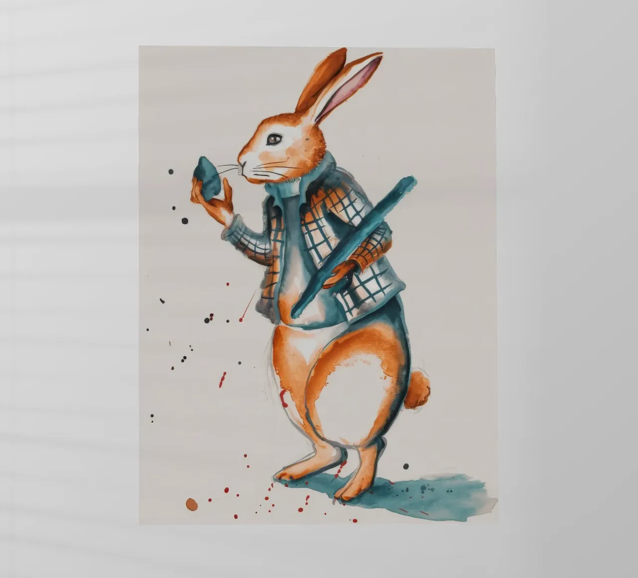 Corsa dei coniglietti messaggeri pellicola backlit da Solestice Strokes