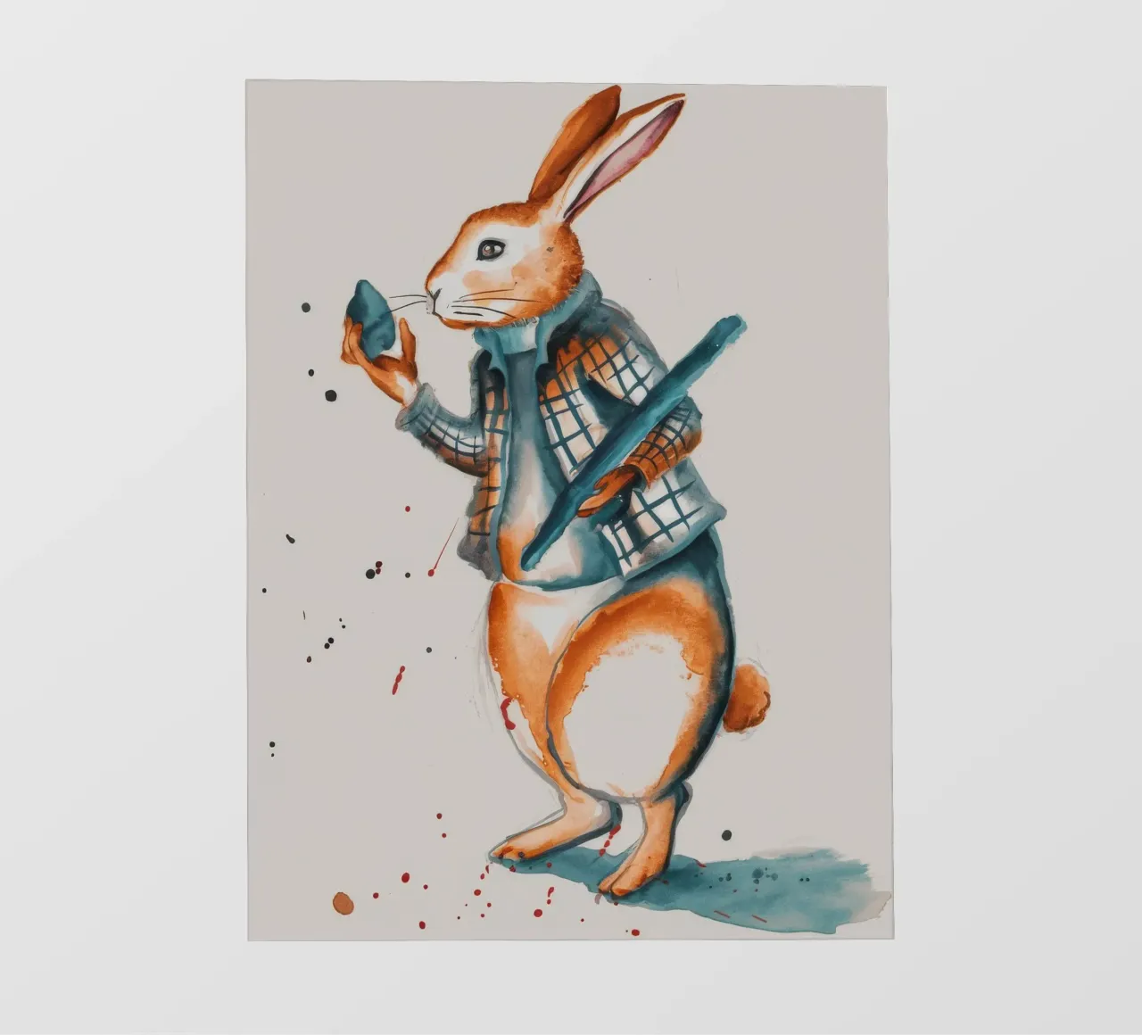 Corsa dei coniglietti messaggeri pellicola backlit da Solestice Strokes