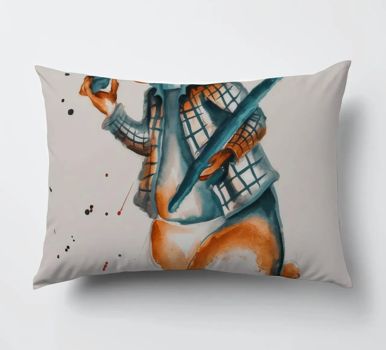 Corsa dei coniglietti messaggeri cuscino da Solestice Strokes