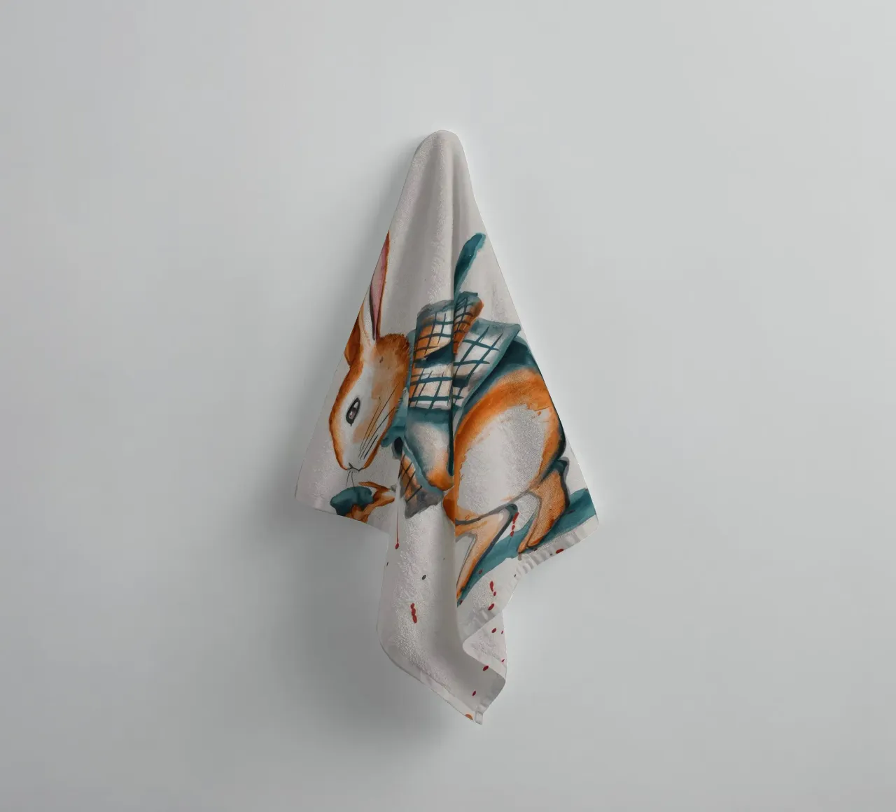 Corsa dei coniglietti messaggeri asciugamano da bagno da Solestice Strokes