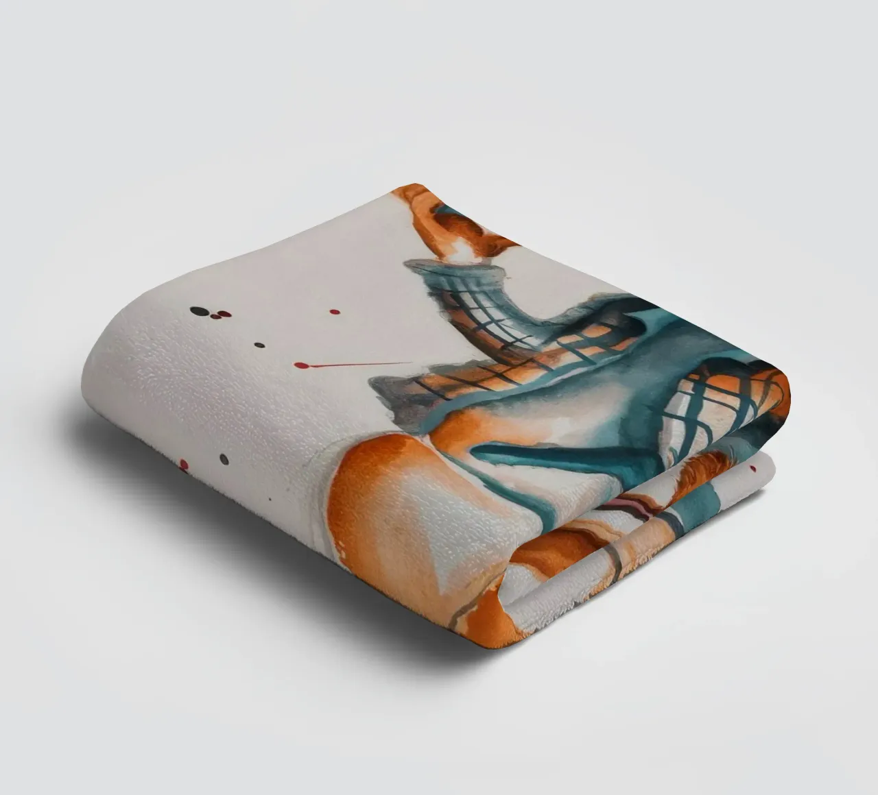 Corsa dei coniglietti messaggeri asciugamano da bagno da Solestice Strokes