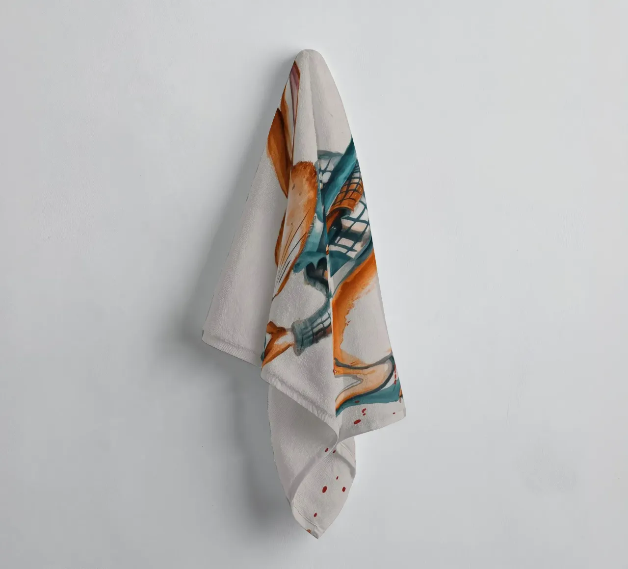 Corsa dei coniglietti messaggeri asciugamano da bagno da Solestice Strokes