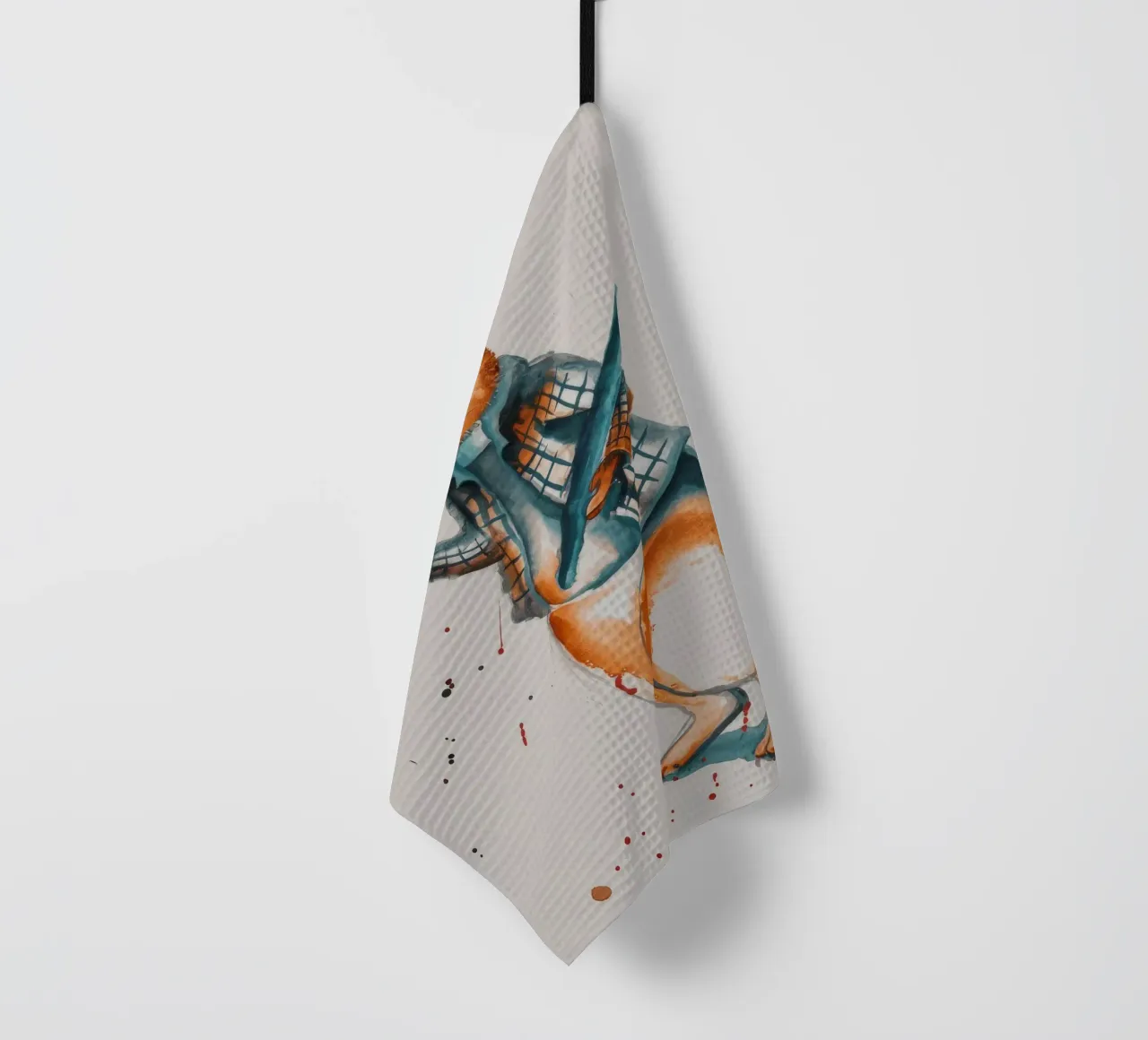 Corsa dei coniglietti messaggeri canovaccio da cucina da Solestice Strokes