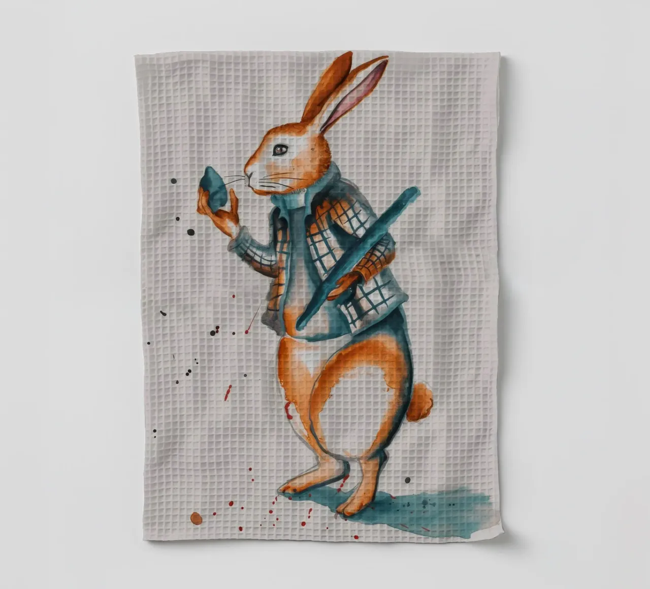 Corsa dei coniglietti messaggeri canovaccio da cucina da Solestice Strokes