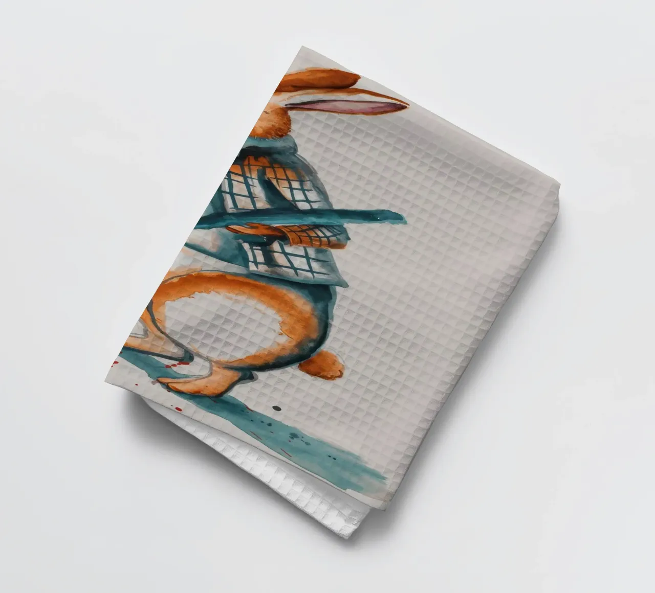 Corsa dei coniglietti messaggeri canovaccio da cucina da Solestice Strokes