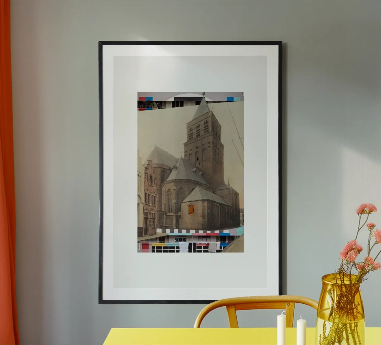 St-Jakobs poster con telaio in legno da fortrart
