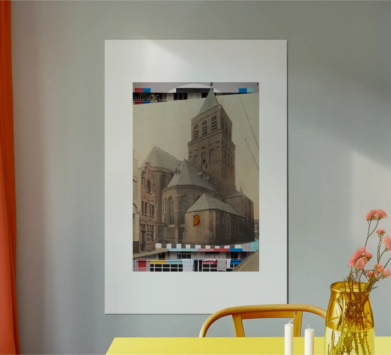 St-Jakobs poster con telaio in legno da fortrart