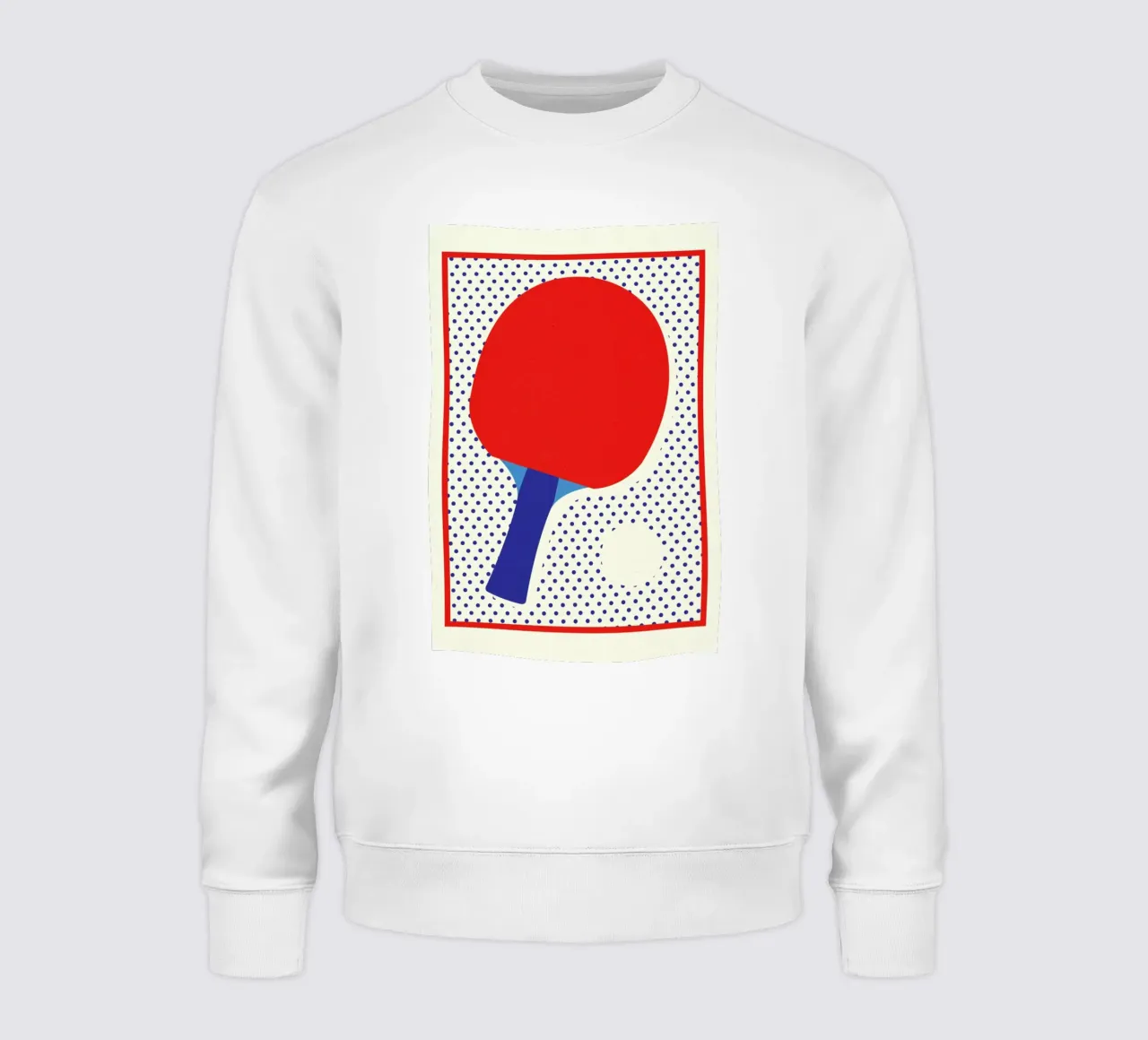 Ping Pong Dots sweatshirt by Rosi Feist
