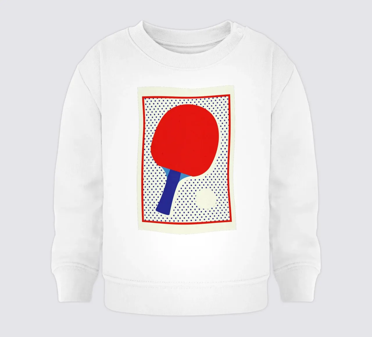 Ping Pong Dots felpa neonato da Rosi Feist
