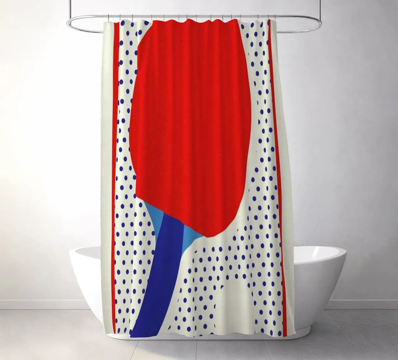 Ping Pong Dots tenda da doccia da Rosi Feist