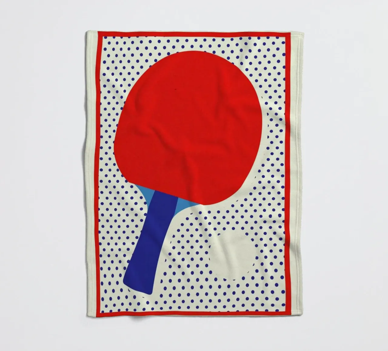 Ping Pong Dots coperta in pile da Rosi Feist