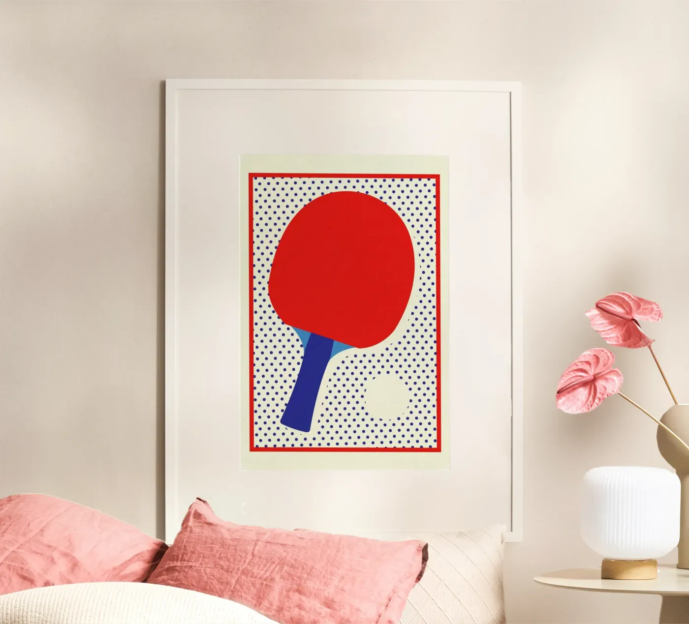 Ping Pong Dots poster van Rosi Feist