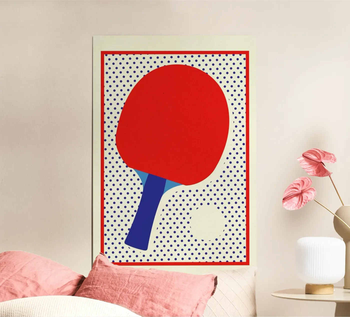 Ping Pong Dots poster van Rosi Feist