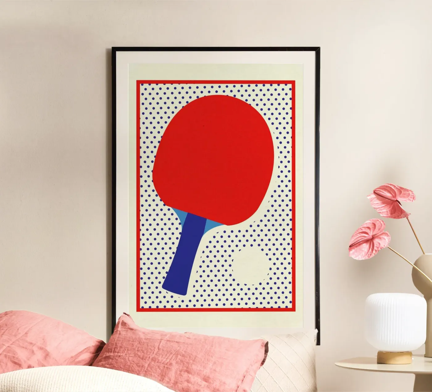 Ping Pong Dots poster van Rosi Feist
