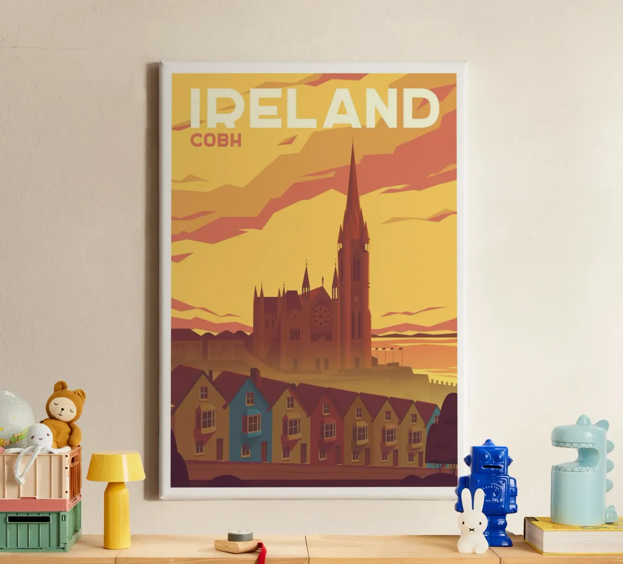 Cobh, Ierland canvas met Baklijst van Wanderlust Vibes