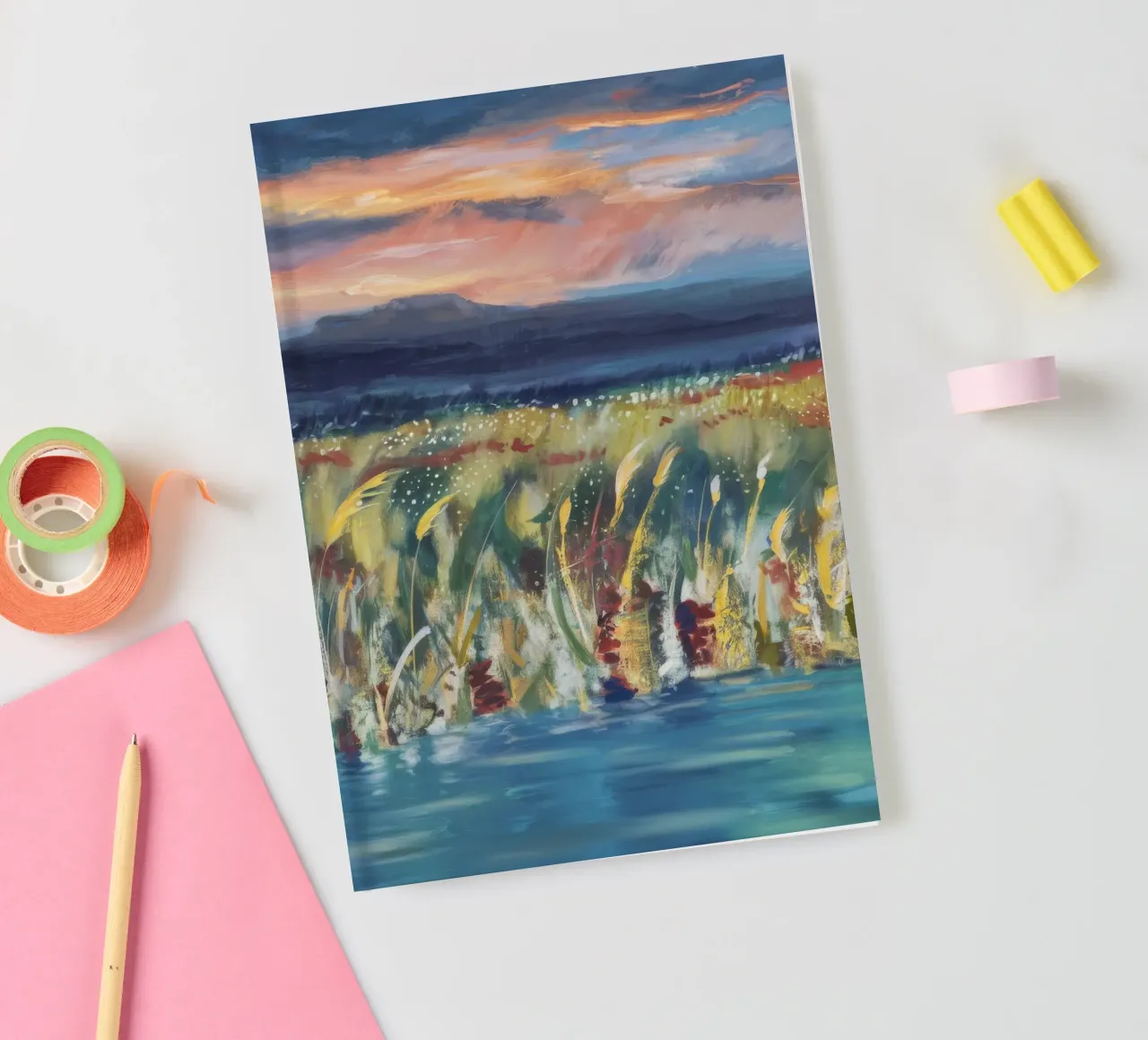 Reed Twilight Bloom notebook by Solestice Strokes