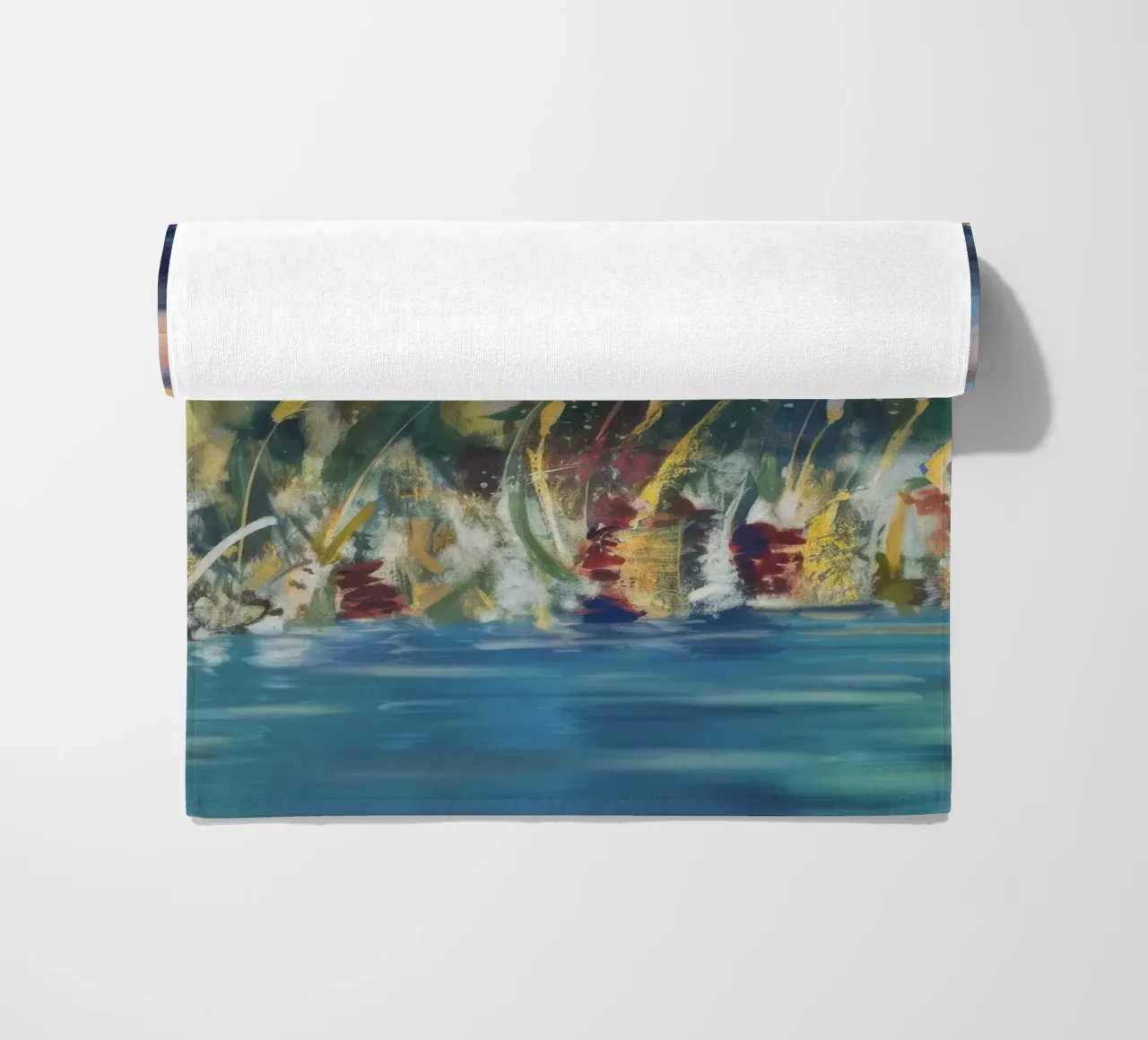 Reed Twilight Bloom beach towel by Solestice Strokes