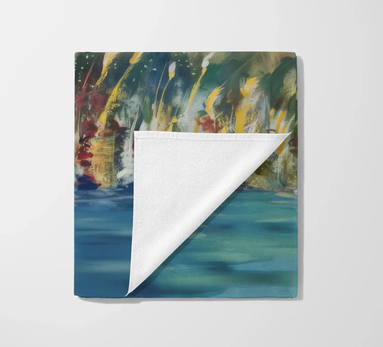 Reed Twilight Bloom beach towel by Solestice Strokes