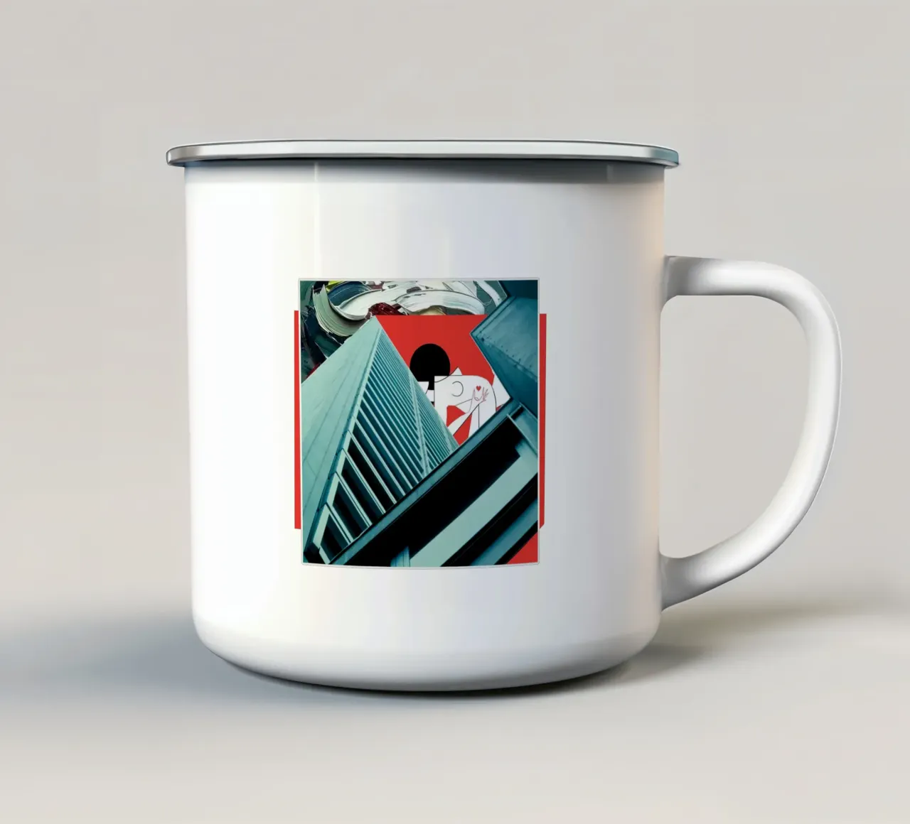 Sunday17 tazza in smalto da fortrart
