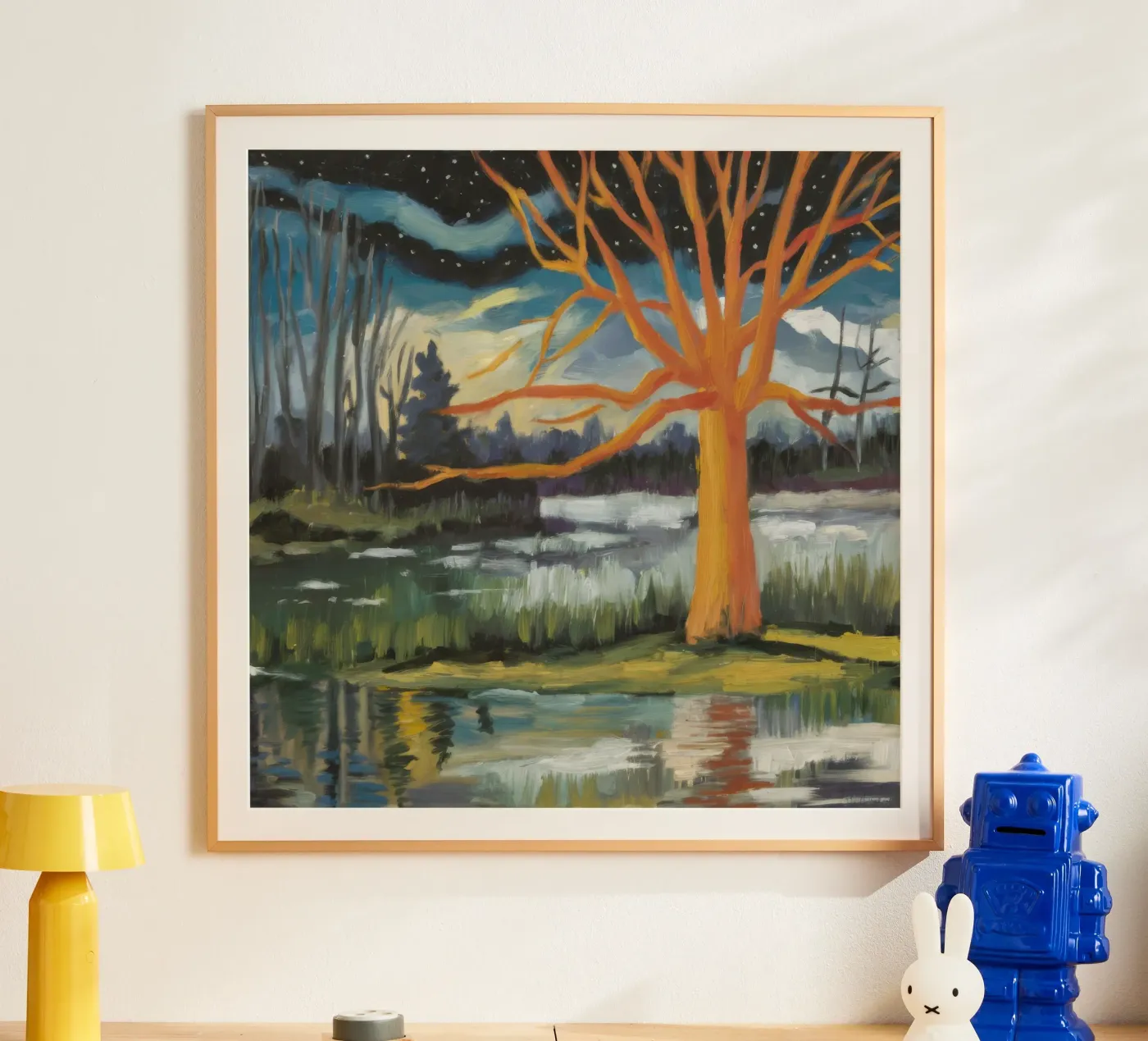 Eco dell'albero d'oro poster da Solestice Strokes