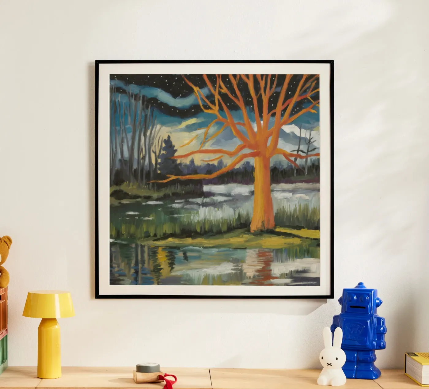 Eco dell'albero d'oro poster da Solestice Strokes