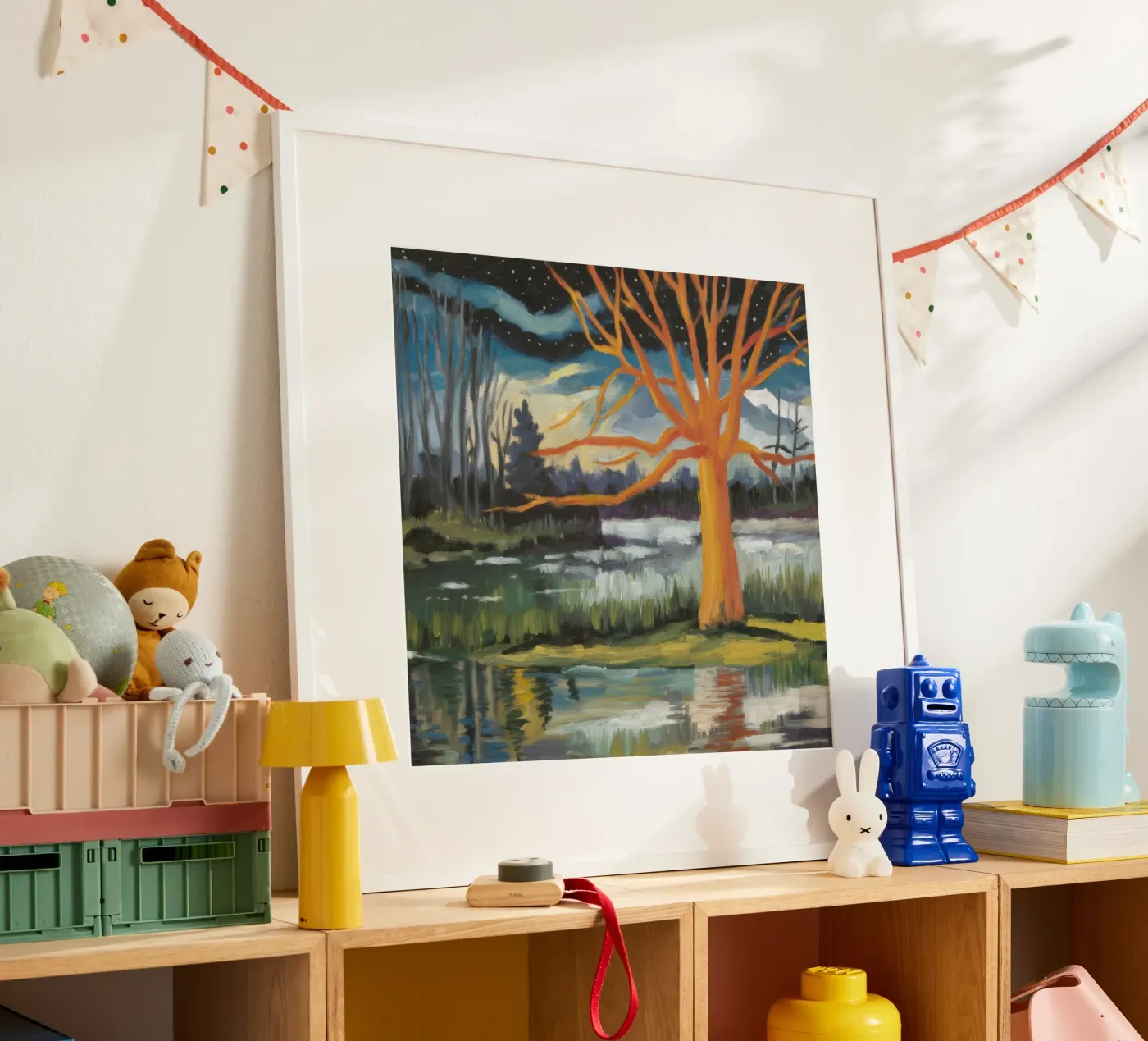 Eco dell'albero d'oro poster da Solestice Strokes