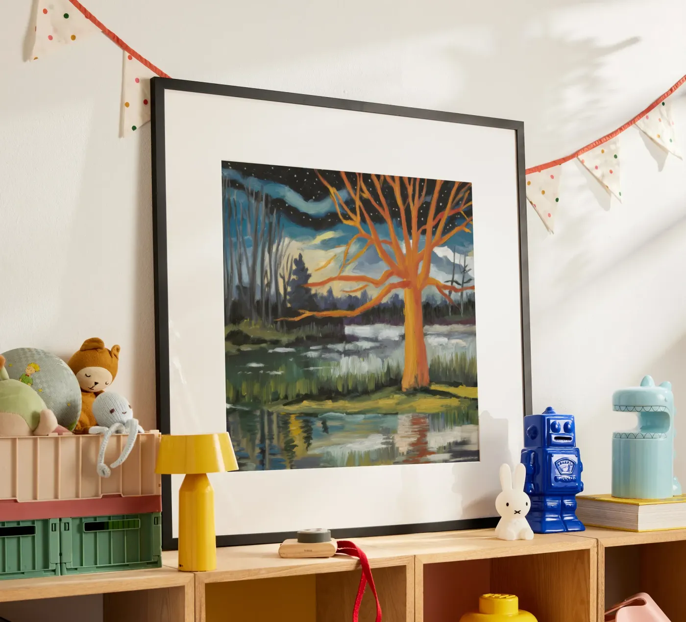 Eco dell'albero d'oro poster da Solestice Strokes