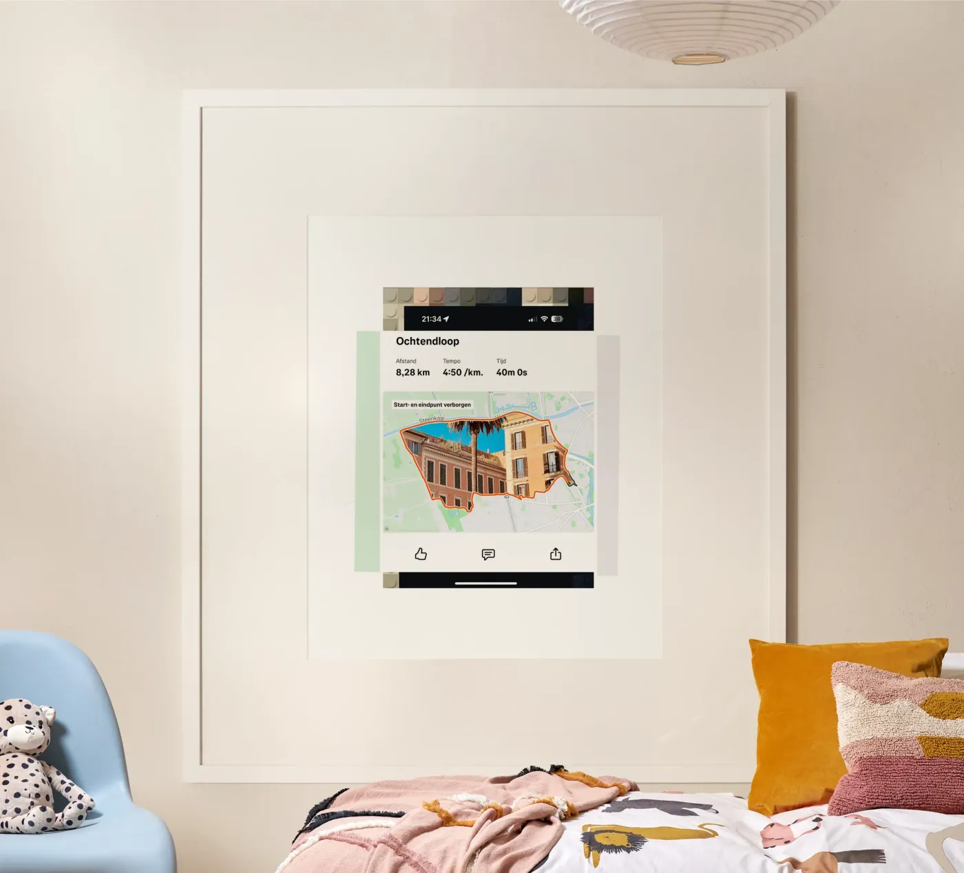 Strava poster van fortrart