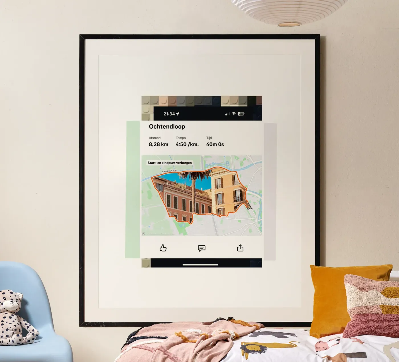 Strava poster van fortrart