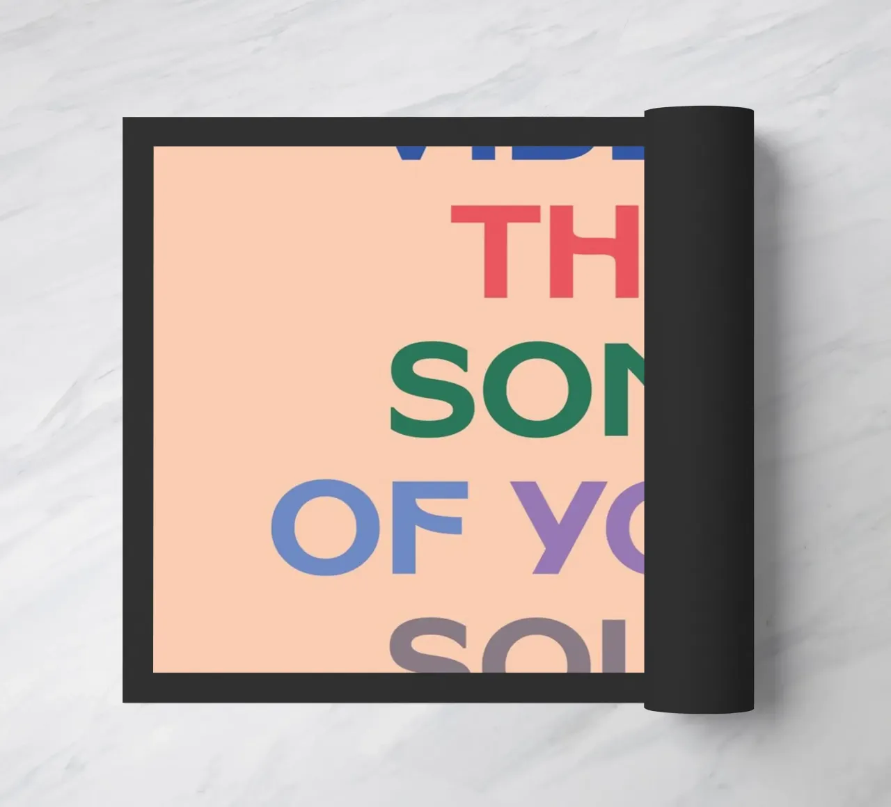 🐅🥕🥭 doormat by MENTHE SAUVAGE