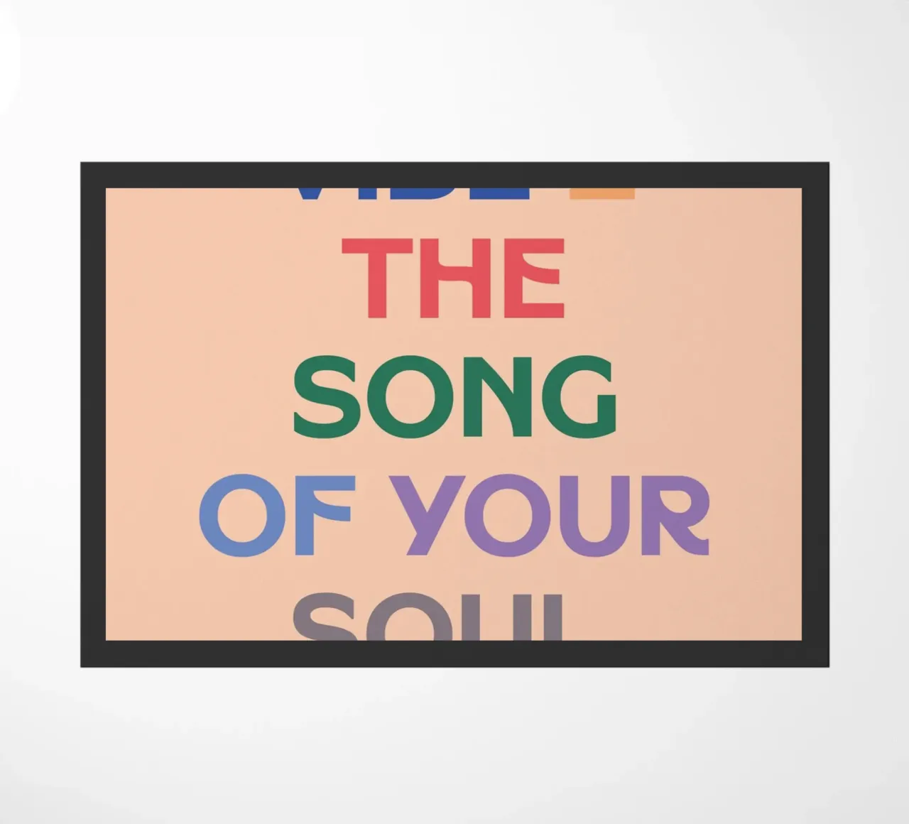 🐅🥕🥭 doormat by MENTHE SAUVAGE