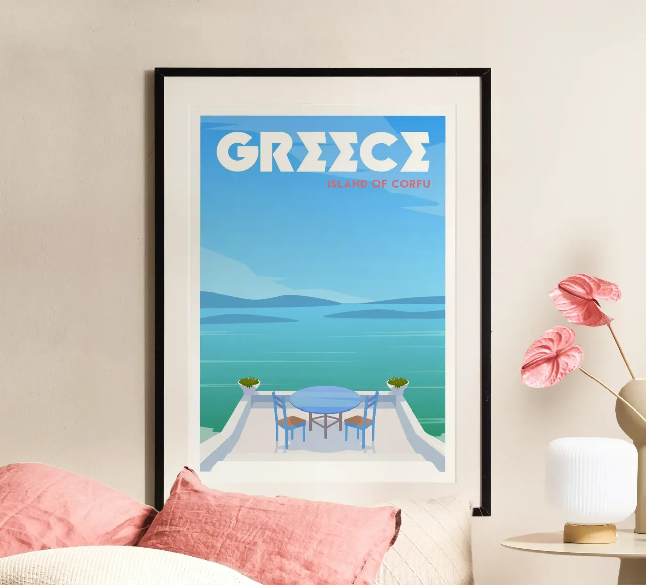 Corfù, Grecia poster da Wanderlust Vibes