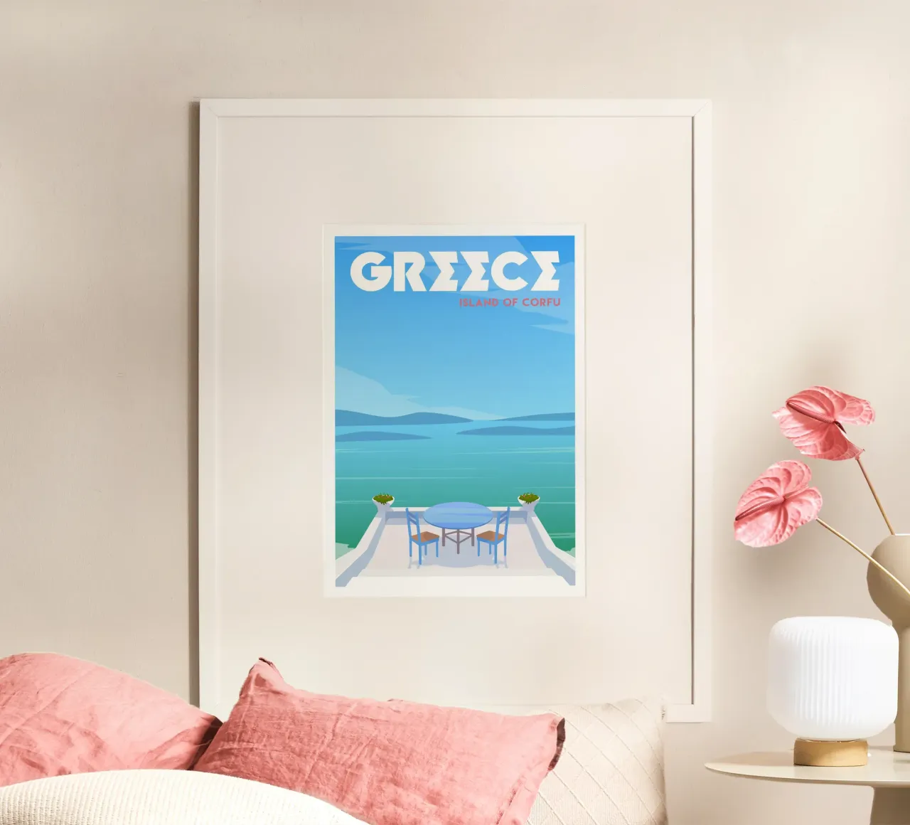 Corfù, Grecia poster da Wanderlust Vibes