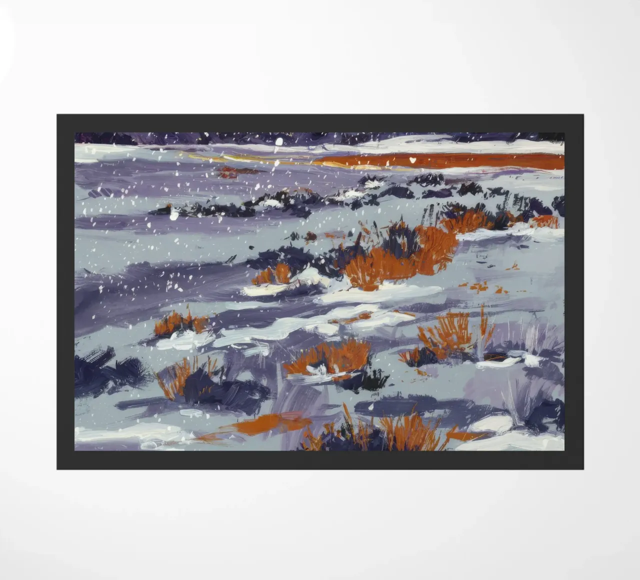 Deriva di neve cremisi zerbino da Solestice Strokes