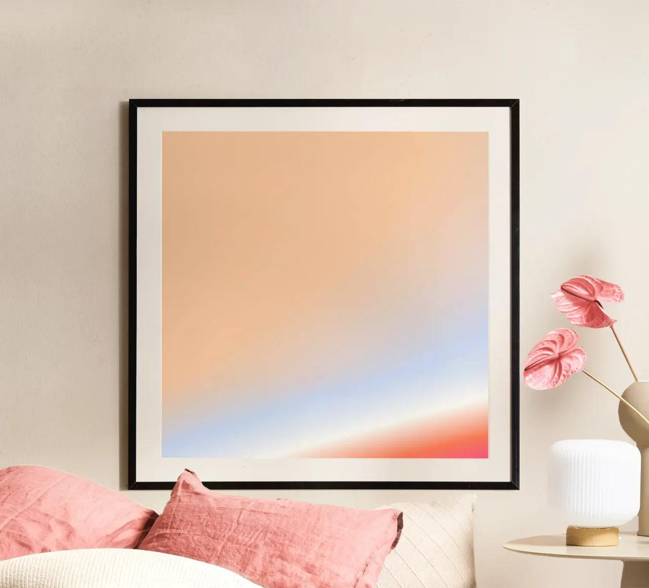 PEARLS poster con telaio in legno da ÂME LIBRE STUDIO